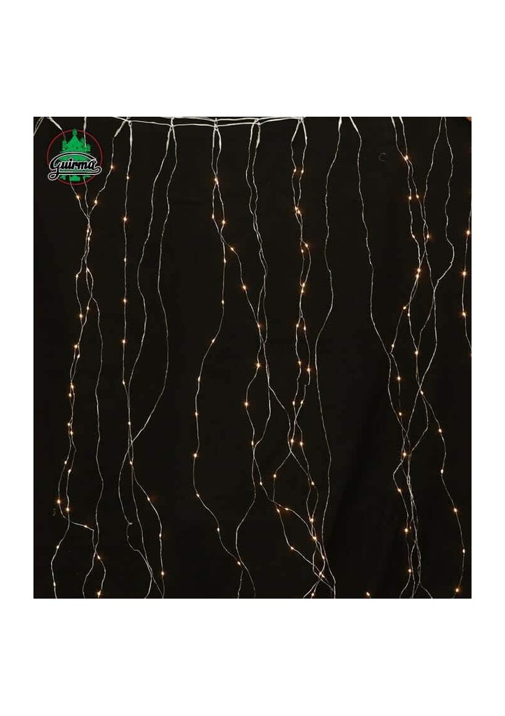 Multifunction Curtain Fairy Lights 300 Led Warm White 240v - (2mt x 1.5mt)