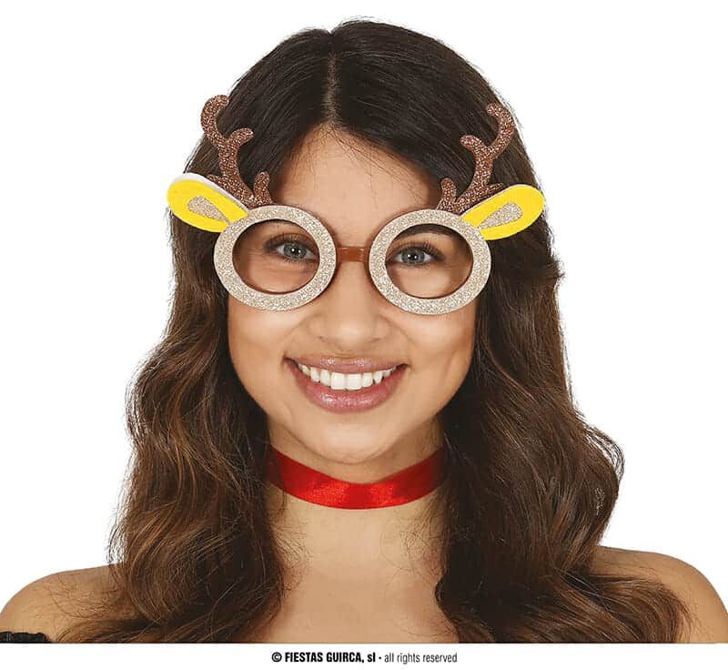 Christmas Reindeer Glasses