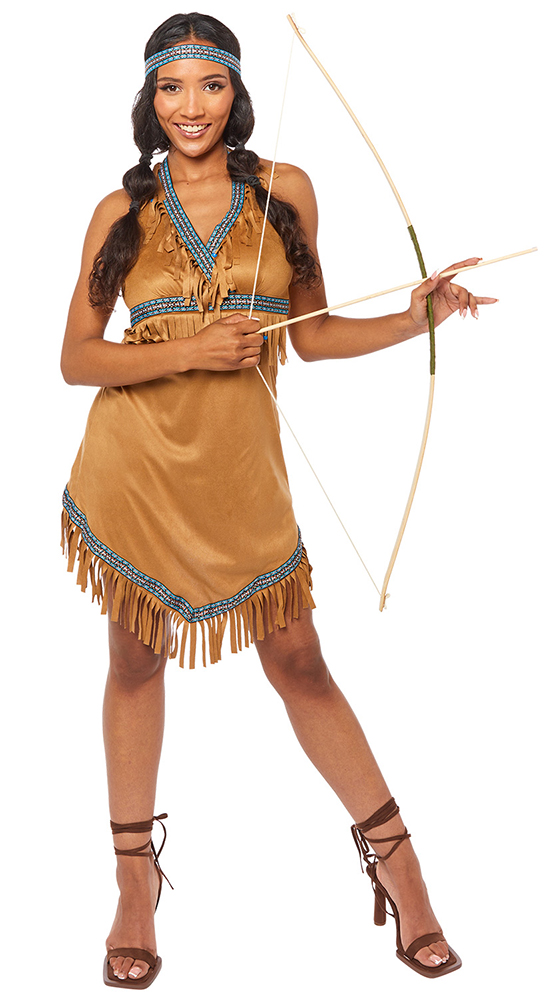 Little Swallow Native American Lady Costume - Adult Size Medium