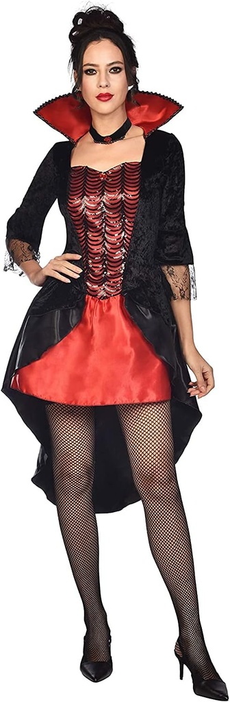 Womens Costume Vampire Queen Medium