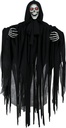 Halloween Skeleton Hanging Decoration With Tunic Light Sound & Movement 90cm