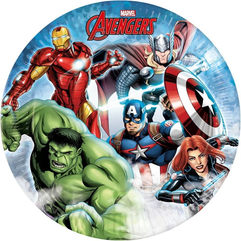 [93871] Avengers Infinity Stones FSC Paper Plates 23cm - 8pk