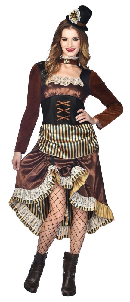 Noble Steampunk Woman Costume - Adult Size Large