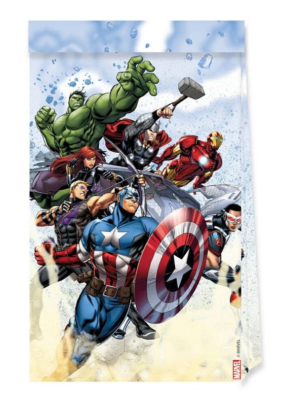 [93877] Avengers Infinity Stones FSC Paper Party Bags - 4pk