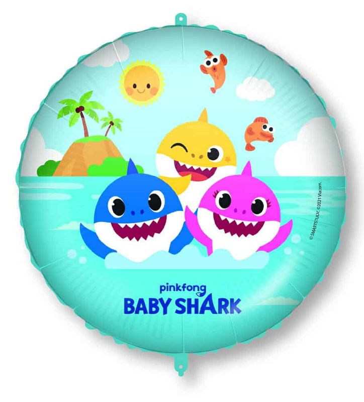 Baby Shark Foil Balloon - 1pk