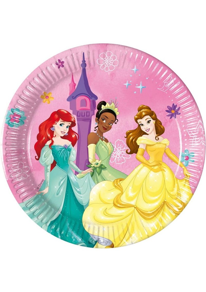 Princess Live Your Story FSC Paper Plates 20cm - 8pk