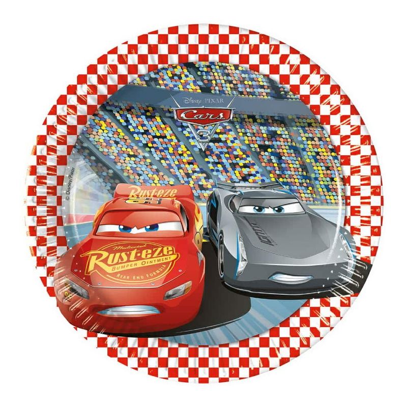Cars 3 FSC Paper Plates 20cm - 8pk