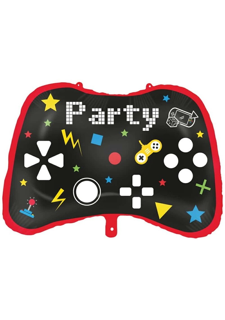 [94151] Gaming Party Foil Balloons (26 Inch) - 1pk