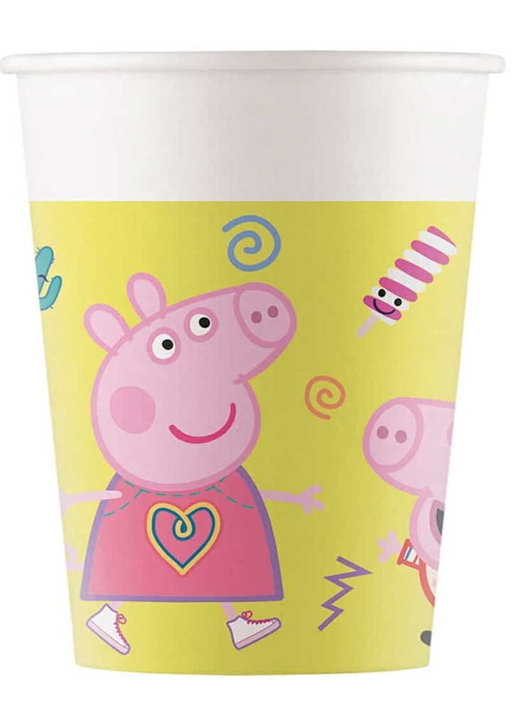 Peppa Pig Messy Play FSC Paper Cups 200ml - 8pk