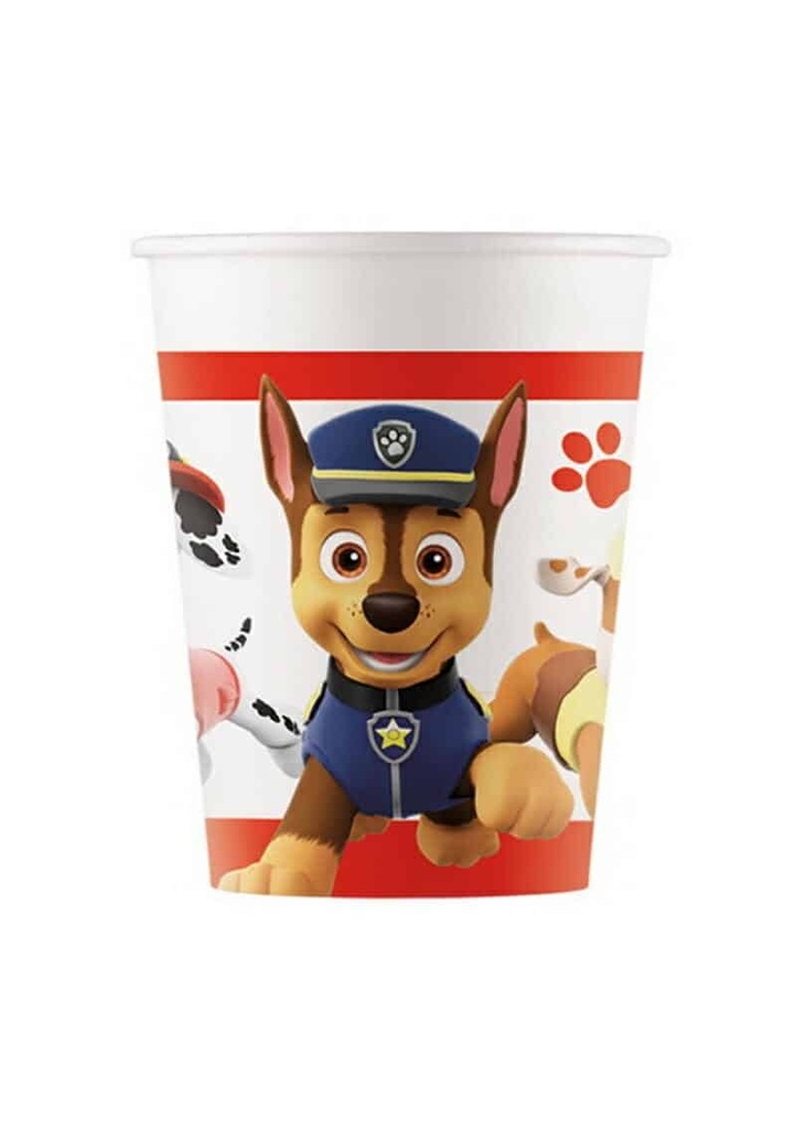 Paw Patrol Ready For Action FSC Paper Cups 200ml - 8pk