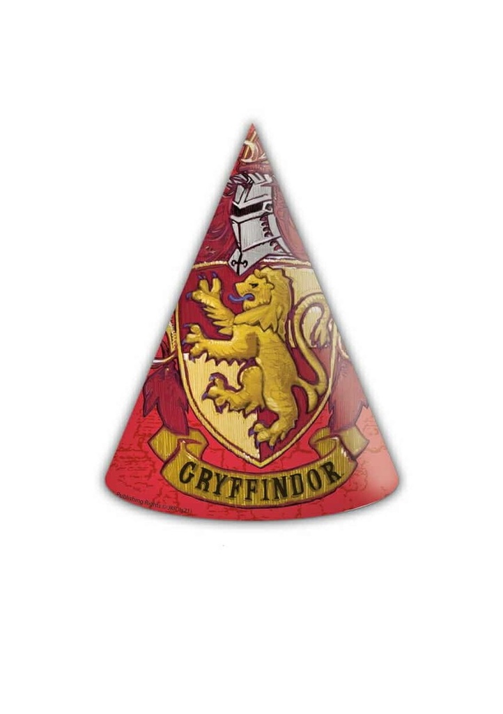 [93372] Harry Potter Hogwarts Houses FSC Paper Hats - 6pk