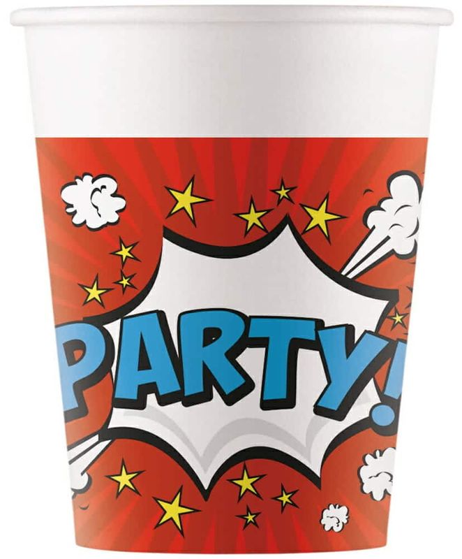 [94167] Boom Party FSC Paper Cups 200ml - 8pk