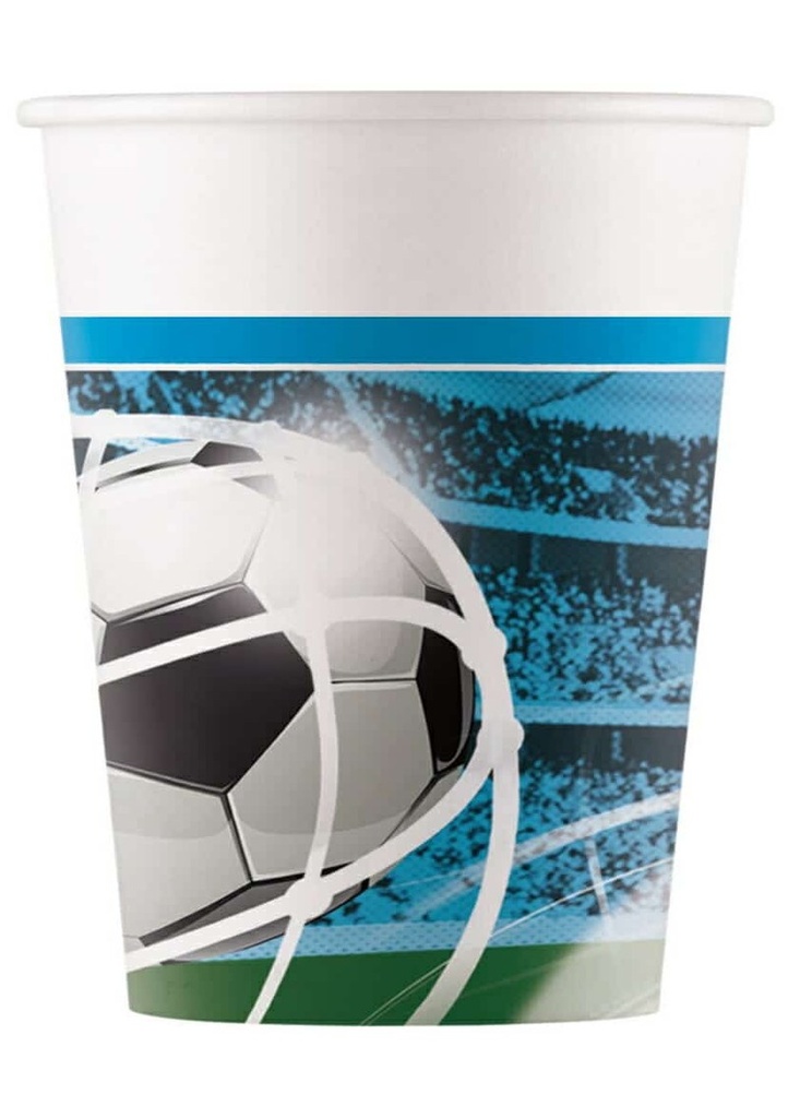 Soccer Fans FSC Paper Cups 200ml - 8pk