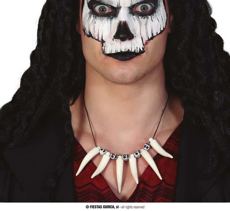 Caveman Necklace With Teeth