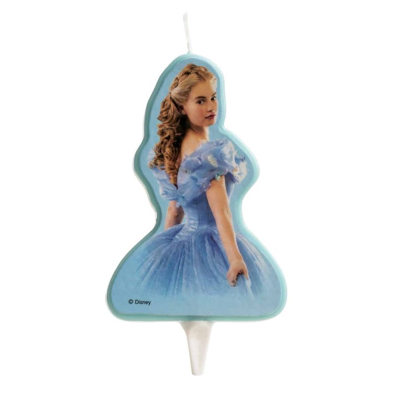 Disney Princess Cinderella 2D Birthday Candle - 7.5cm