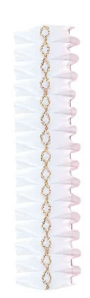 [319045] Cake Ribbon White (H 5.5cm) - Price Per Meter