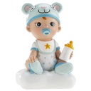 Boy With Bottle Cake Topper - 10cm