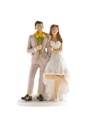 Wedding Couple Brussels Cake Topper - 16cm