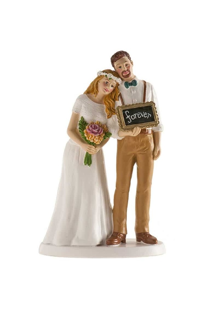 Wedding Couple London Cake Topper - 16cm