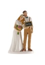 Wedding Couple London Cake Topper - 16cm