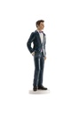 Wedding Man Blue Suit Cake Topper - 16cm