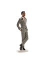 Wedding Man Grey Suit Cake Topper - 16 cm