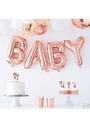 Rose Gold Baby Shower Balloon Bunting