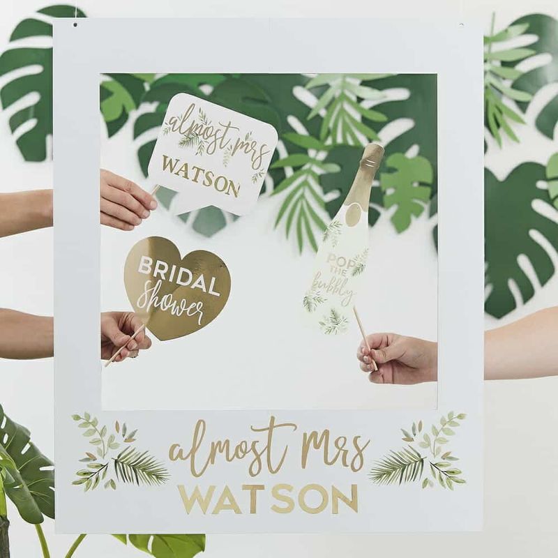 Botanical Personalised Hen Party Photo Frame