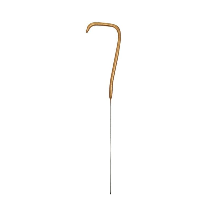 [84117EU] Birthday Gold Glitz Sparkler 17.8cm - Number 7