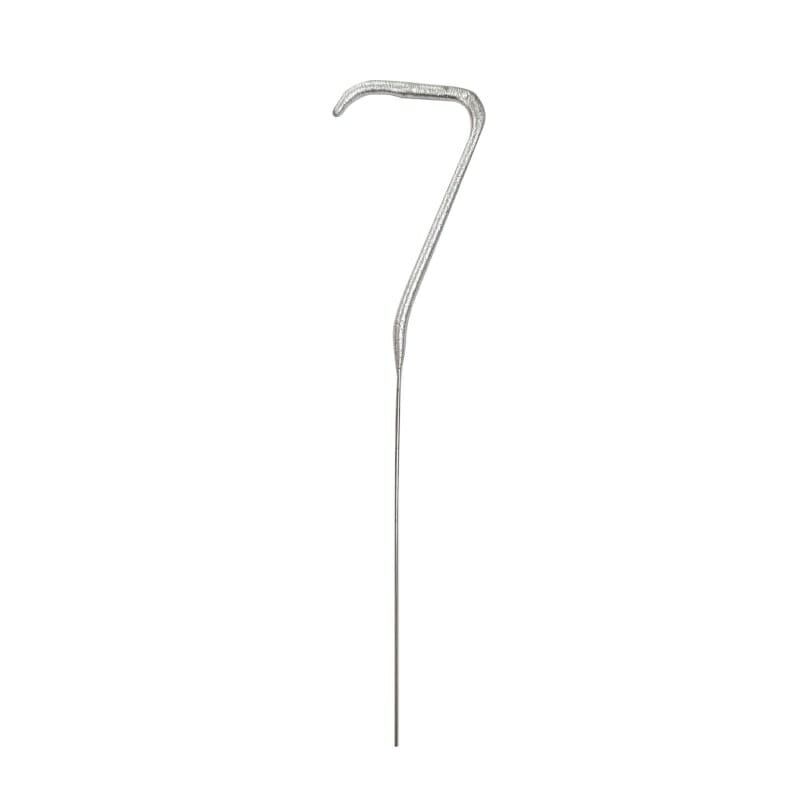 [84107EU] Birthday Silver Glitz Sparkler 17.8cm - Number 7
