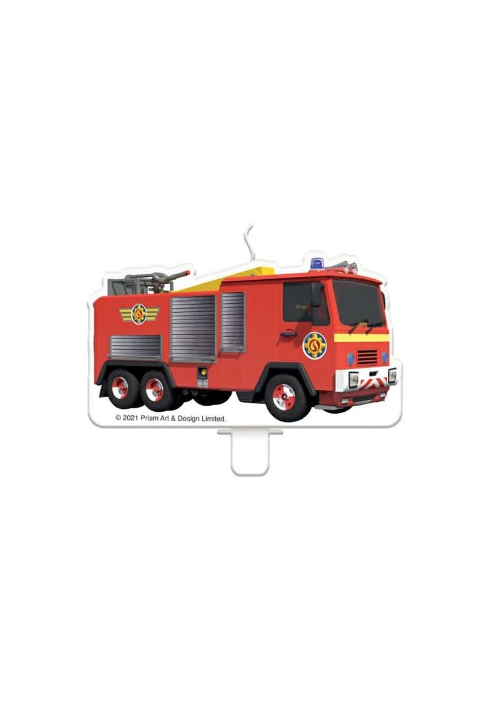 Fireman Sam Character Candle - 9.1cm x 4.9cm