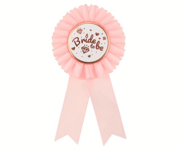 Bride to Be Ribbon Award - Light Pink