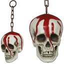 Halloween Bloody Chain Skull PVC 20cm