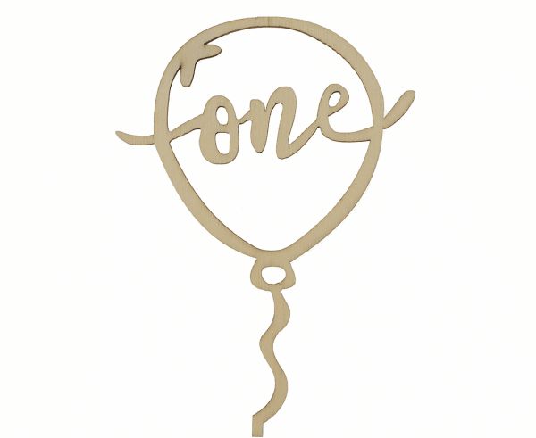 [RV-DTON] Cake Topper One - 11 x 15cm