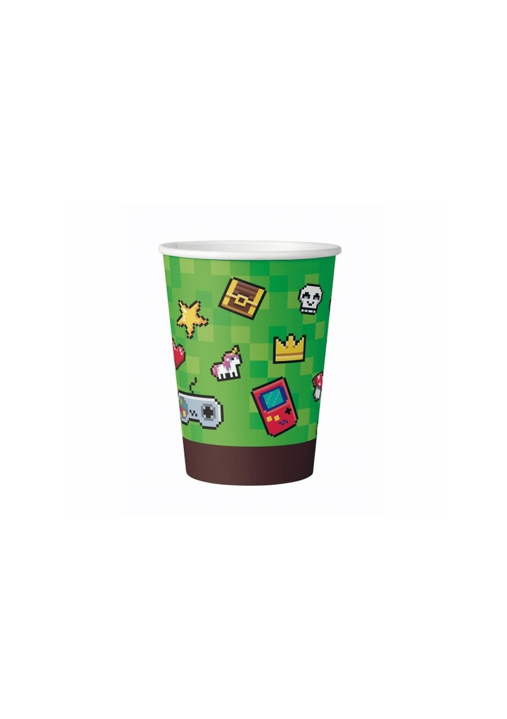 Paper Cups Game On - 6pk
