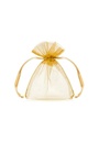 Organza Pouches, Gold, 10cm (1 pkt / 10 pc.)