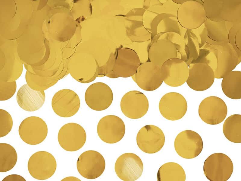 [KONS45-019] Confetti Circles, Gold, 15g