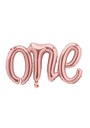 Foil Balloon One, 66x37cm, Rose Gold