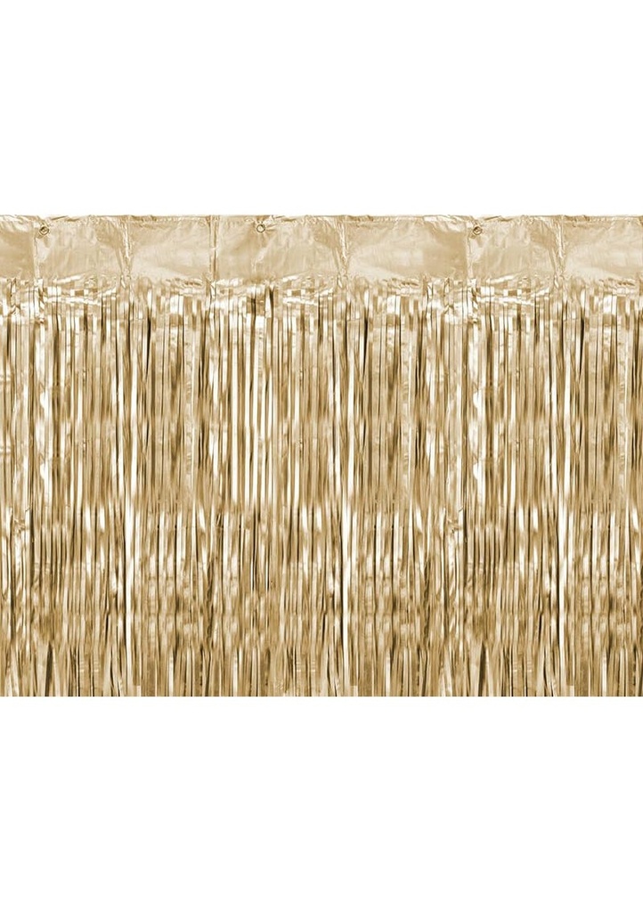 [CRT-019ME] Party Backdrop Curtain Gold, 90 x 250cm