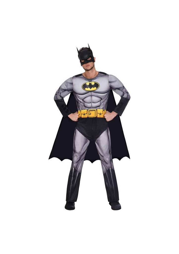 Official Licensed Muscle Chest Batman Classic - Adult Size Large