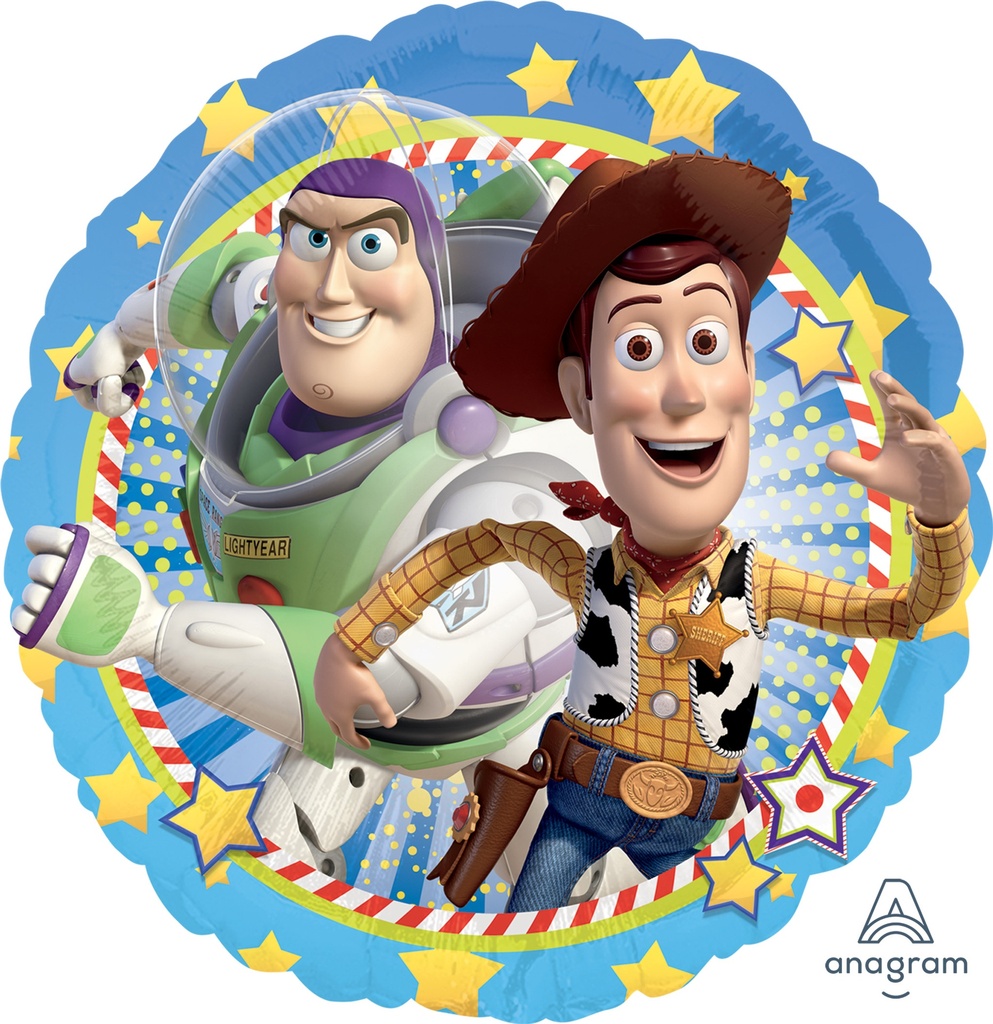 Standard Woody & Buzz Foil Balloon 43cm