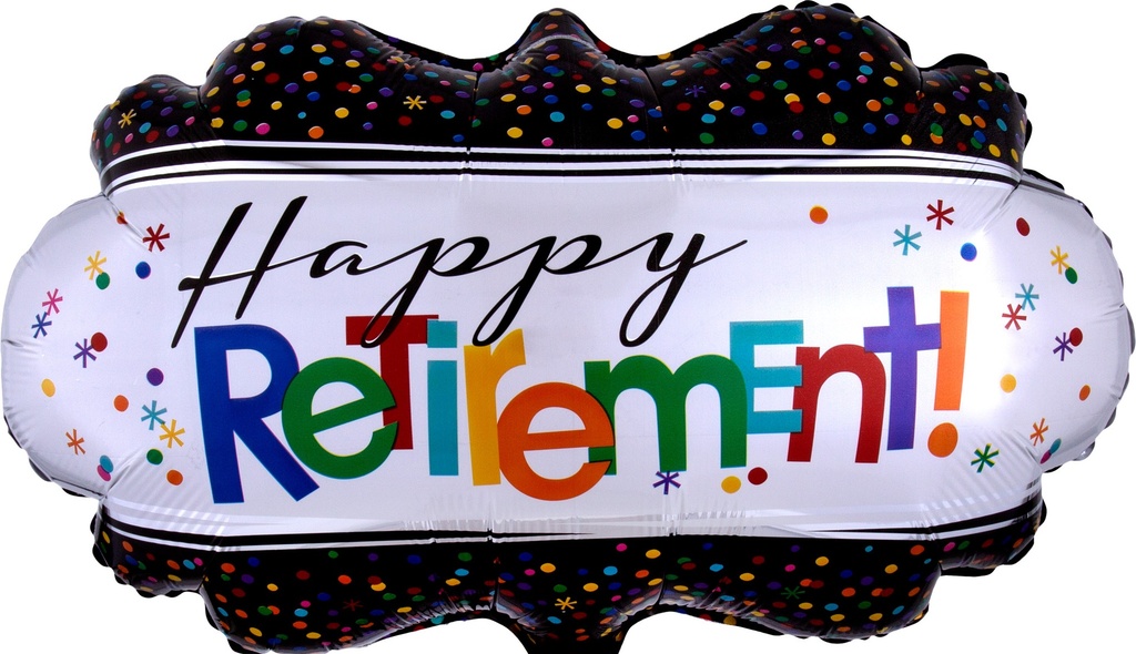 [3281501] SuperShape Officially Retired Foil Balloon - 68cm x 40cm