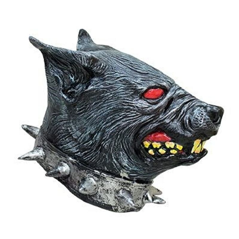 [61855] Angry Wolf Full Latex Mask - Adult One Size