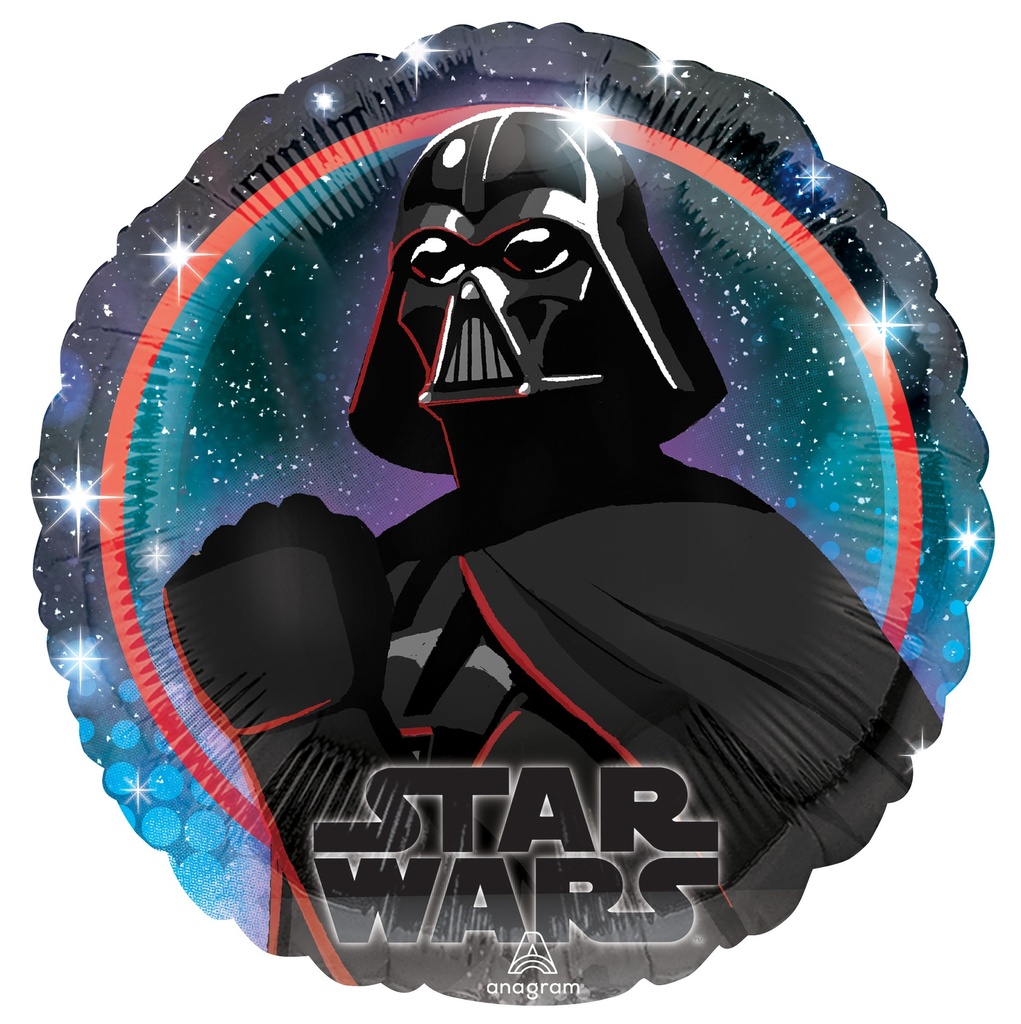 [4275101] Standard Star Wars Galaxy Darth Vader Foil Balloon 43cm