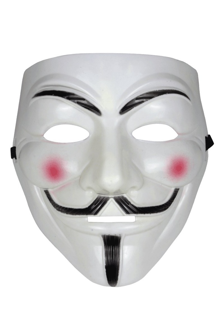 V For Vendetta (Anonymous Hacker) Mask - One Size