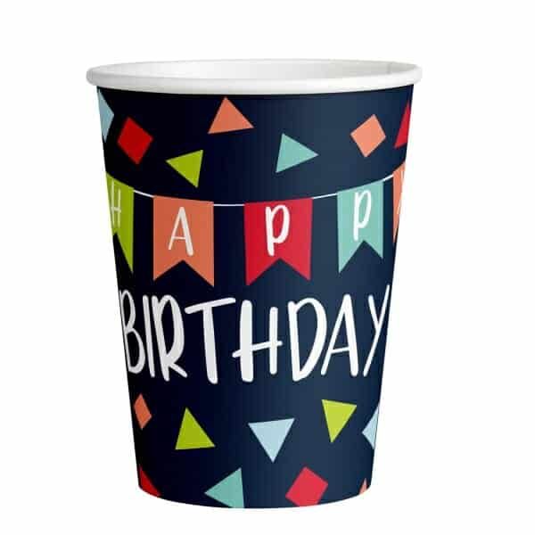 A Reason To Celebrate Paper Cups 250ml - 8pk
