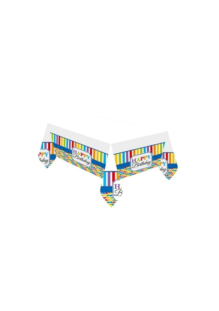 Tablecover Bright Birthday Paper - 120 x 180cm
