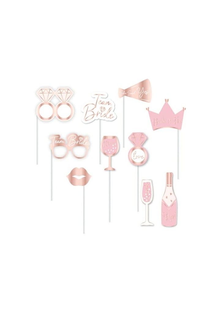 Photo Booth Kit Hen Party Paper - 10pk