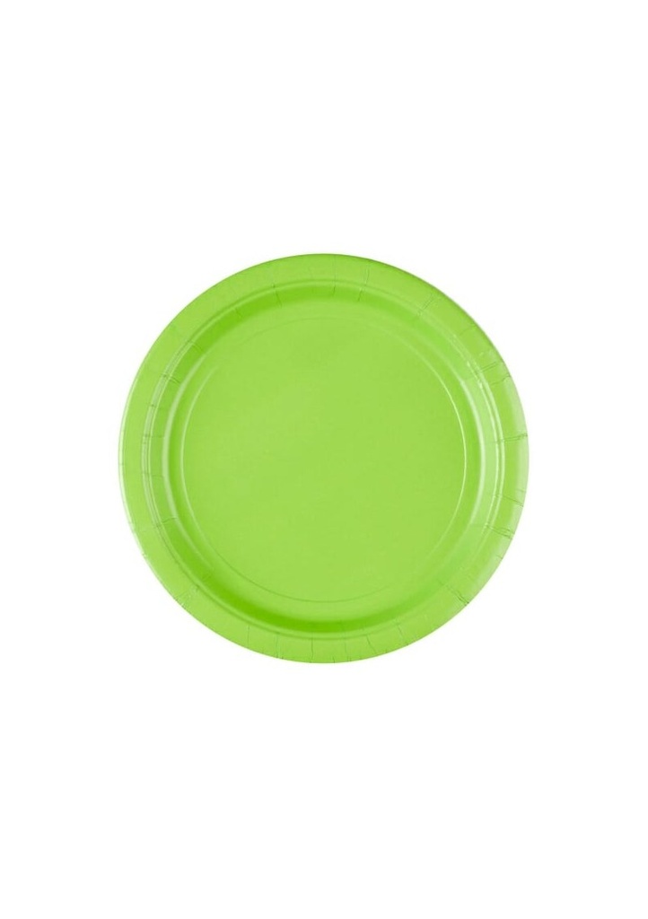 [55015-53-66] Kiwi Paper Plates 23cm - 8pk