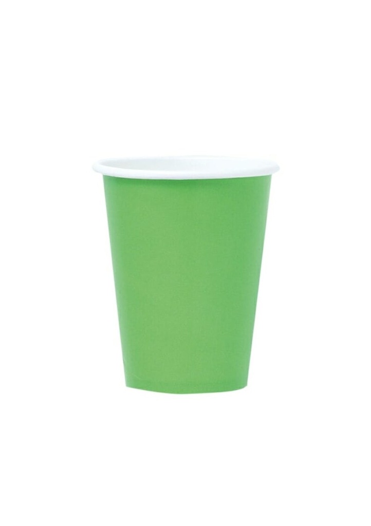 [58015-53-66] Kiwi Paper Cups 250ml - 8pk